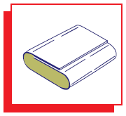 Single Jacketed – Soft filler – partly enclosed