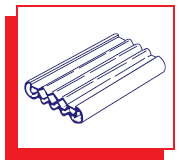 Double Jacketed Corrugated — metal filler